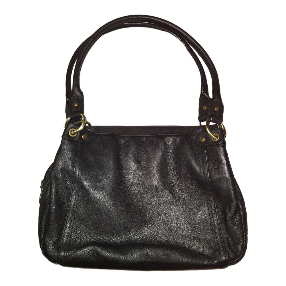 Sonoma Black Genuine Leather Handbag